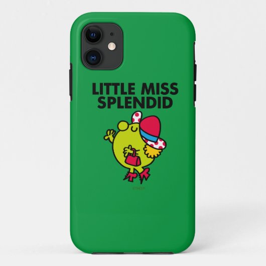 Little Miss Splendid | Zwarte briefing Case-Mate iPhone Case (Achterkant)
