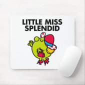 Little Miss Splendid | Zwarte briefing Muismat (Met muis)