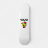 Little Miss Splendid | Zwarte briefing Skateboard (Voorkant)
