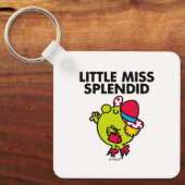 Little Miss Splendid | Zwarte briefing Sleutelhanger (Voorkant)