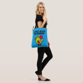 Little Miss Splendid | Zwarte letters Tote Bag (Op model)