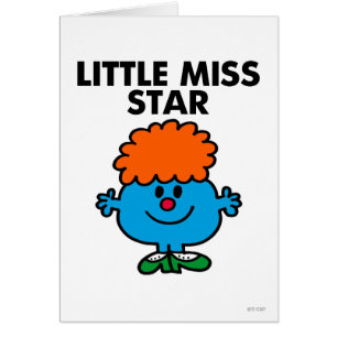 Little Miss Star   zwarte belettering