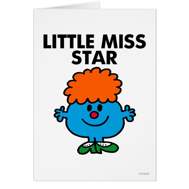 Little Miss Star | zwarte belettering (Voorkant)