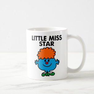 Little Miss Star   zwarte belettering Koffiemok