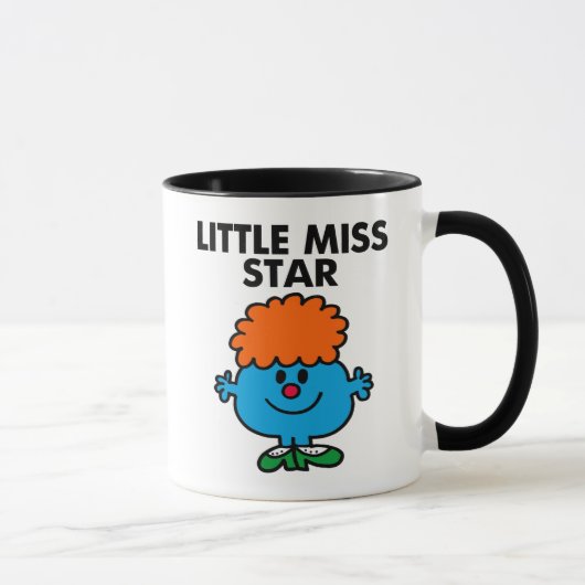 Little Miss Star | zwarte belettering Mok (Rechts)
