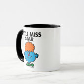 Little Miss Star | zwarte belettering Mok (Voorkant links)