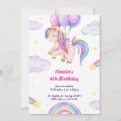 Little Miss Stunner Roze Verjaardag Uitnodiging (Voorkant)