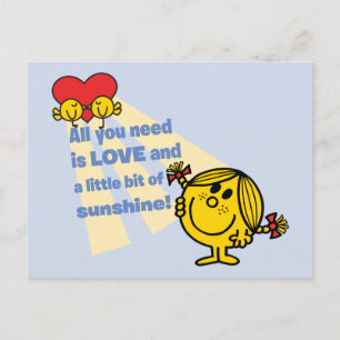 Little Miss Sunshine   All You Need Is Love Briefkaart