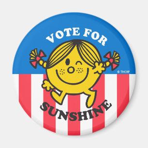 Little Miss Sunshine beroemd gemaakt door Vote for Magneet