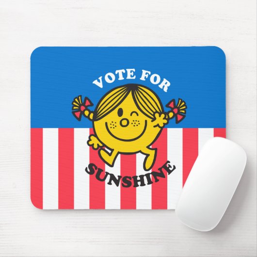 Little Miss Sunshine beroemd gemaakt door Vote for Muismat (Met muis)