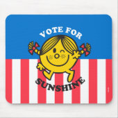 Little Miss Sunshine beroemd gemaakt door Vote for Muismat (Voorkant)