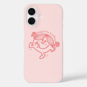 Little Miss Sunshine Coral iPhone 16 Hoesje