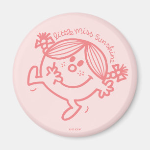 Little Miss Sunshine Coral Magneet