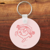 Little Miss Sunshine Coral Sleutelhanger (Voorkant)