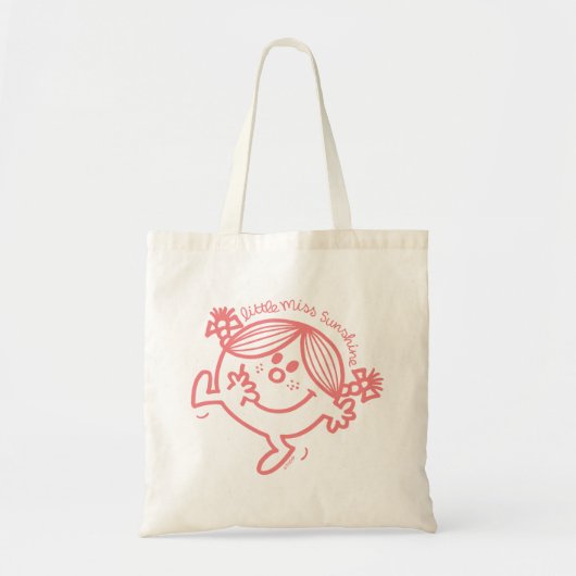 Little Miss Sunshine Coral Tote Bag (Voorkant)
