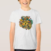 Little Miss Sunshine | Floral Delight Tri-Blend Shirt (Voorkant)