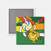 Little Miss Sunshine | Hills en Lollypop Magneet (Voorkant / Achterkant)