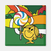 Little Miss Sunshine | Hills en Lollypop Magneet (Voorkant)