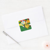 Little Miss Sunshine | Hills en Lollypop Vierkante Sticker (Envelop)