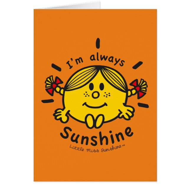Little Miss Sunshine | Ik ben altijd zonneschijn (Voorkant)