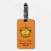 Little Miss Sunshine | Ik ben altijd zonneschijn Bagagelabel (Achterkant verticaal)