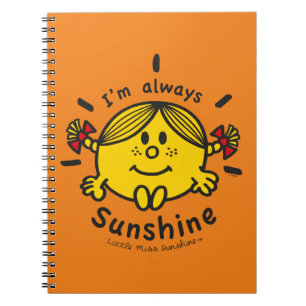 Little Miss Sunshine   Ik ben altijd zonneschijn Notitieboek