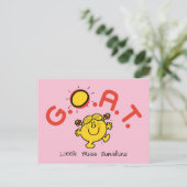 Little Miss Sunshine is het nieuwe G.O.A.T. Briefkaart (Staand voorkant)