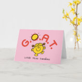 Little Miss Sunshine is het nieuwe G.O.A.T. Kaart (Gele Bloem)