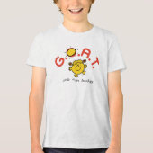 Little Miss Sunshine is het nieuwe G.O.A.T. Tri-Blend Shirt (Voorkant)