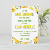 LITTLE MISS SUNSHINE KAART (Staand voorkant)