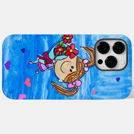 Little Miss Sunshine - Kinder kunst voor CHOC Case-Mate iPhone Case (Achterkant (horizontaal))