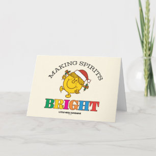 Little Miss Sunshine laat de Geest hoog opspringen Feestdagen Kaart