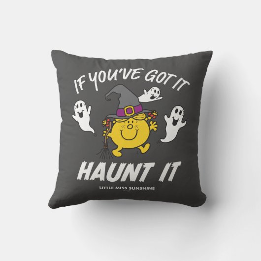 Little Miss Sunshine laat Halloween op zijn kop ze Kussen (Achterkant)