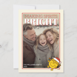 Little Miss Sunshine maakt de stemming erin Feestdagenkaart