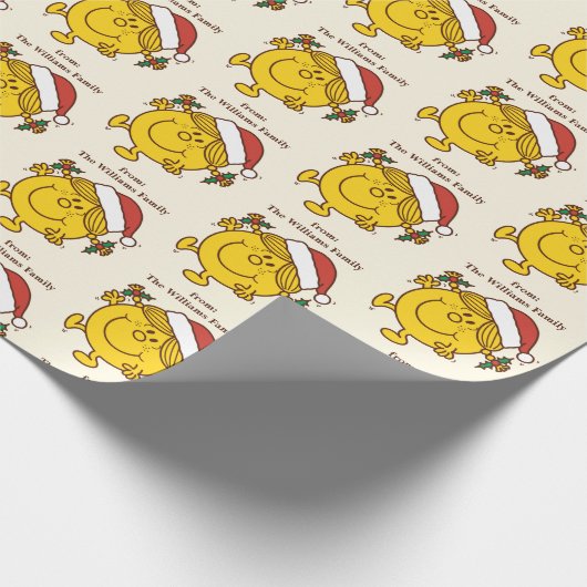 Little Miss Sunshine Making Spirits Bright Cadeaupapier (Hoek)