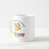 Little Miss Sunshine Making Spirits Bright Koffiemok (Voorkant links)