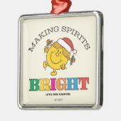 Little Miss Sunshine Making Spirits Bright Metalen Ornament (Links)