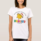 Little Miss Sunshine Making Spirits Bright T-shirt (Voorkant)