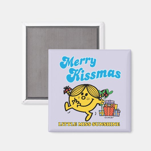 Little Miss Sunshine | Merry Kissmas Magneet (Voorkant / Achterkant)