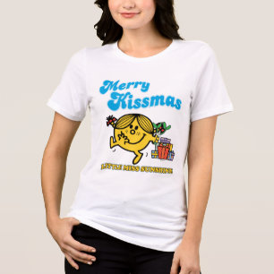 Little Miss Sunshine   Merry Kissmas Tri-Blend Shirt