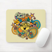 Little Miss Sunshine Peace Love Sunshine Muismat (Met muis)