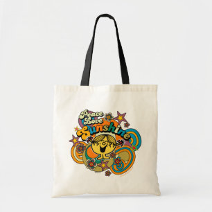 Little Miss Sunshine Peace Love Sunshine Tote Bag
