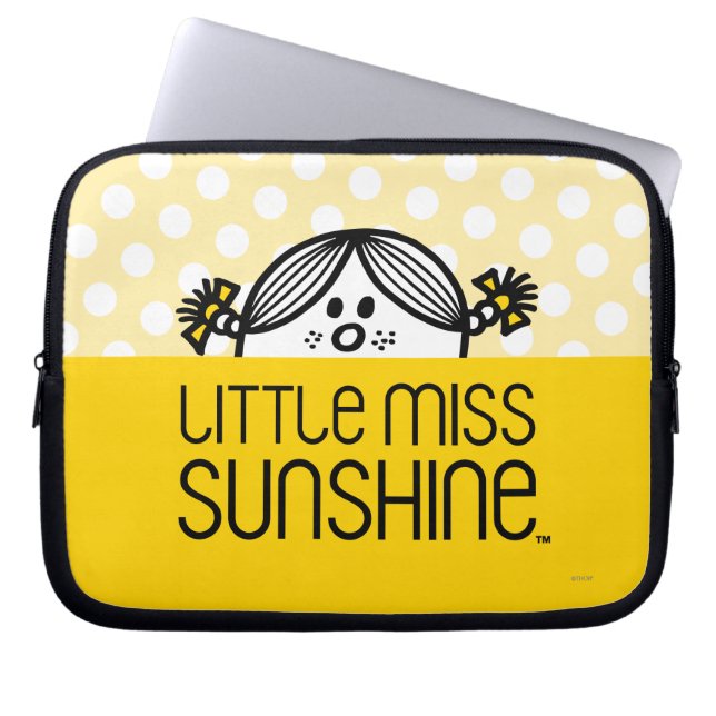 Little Miss Sunshine Peking Laptop Sleeve (Voorkant)