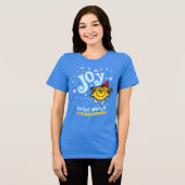 Little Miss Sunshine | Plezier voor de wereld Tri-Blend Shirt (Voorkant volledig)