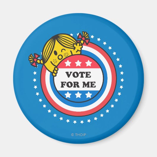 Little Miss Sunshine: "Stem op mij" Magneet (Voorkant)