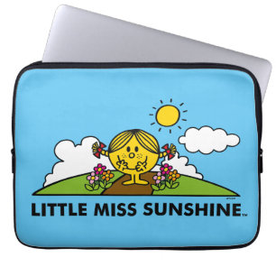 Little Miss Sunshine Terug naar Natuur Laptop Sleeve