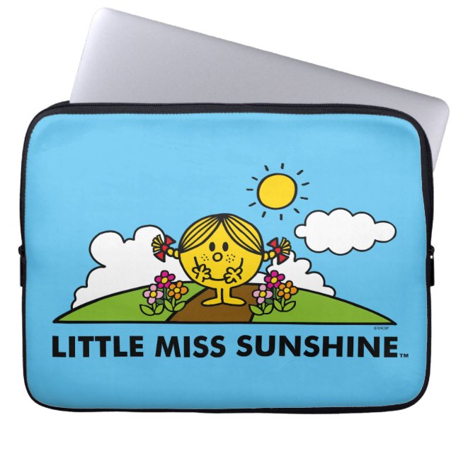 Little Miss Sunshine | Terug naar Natuur Laptop Sleeve (Voorkant)
