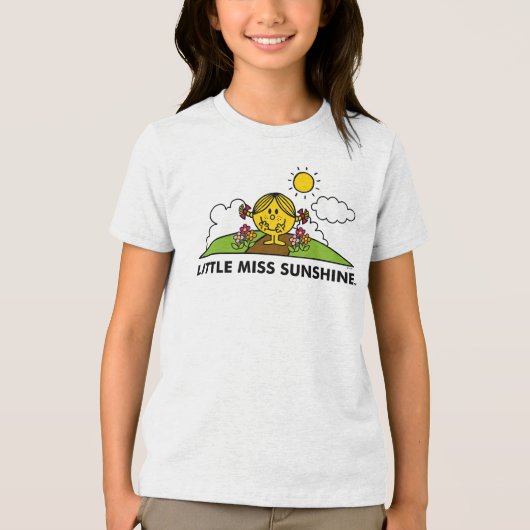 Little Miss Sunshine | Terug naar Natuur Tri-Blend Shirt (Voorkant)