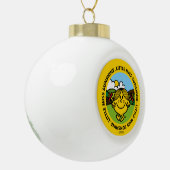 Little Miss Sunshine | zonneschijncirkel Keramische Bal Ornament (Links)