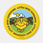 Little Miss Sunshine | zonneschijncirkel Magneet (Voorkant)
